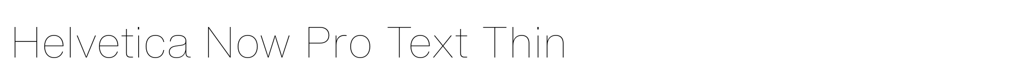 Helvetica Now Pro Text Thin image