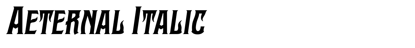 Aeternal Italic