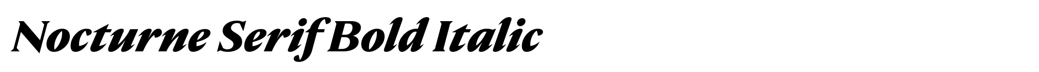 Nocturne Serif Bold Italic image