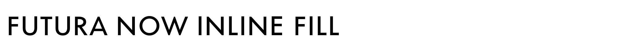 Futura Now Inline Fill image