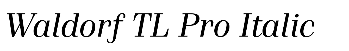 Waldorf TL Pro Italic