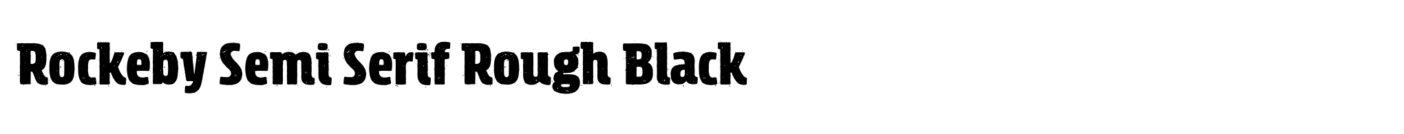 Rockeby Semi Serif Rough Black image