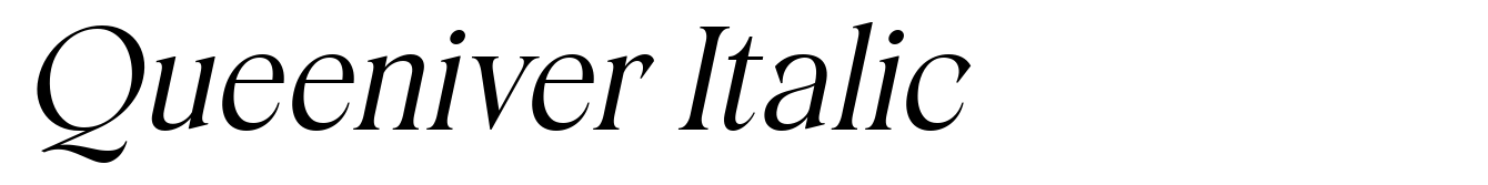Queeniver Italic