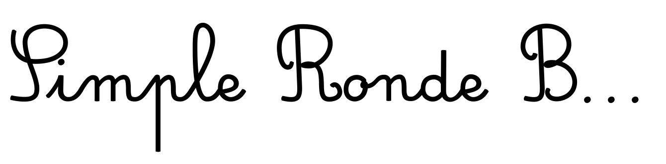 Simple Ronde Bold