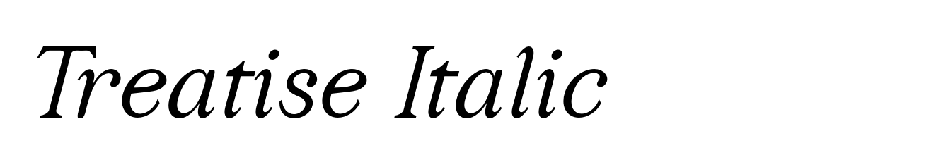 Treatise Italic