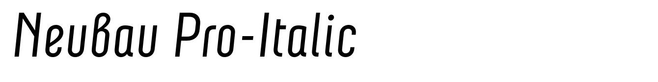 Neubau Pro-Italic