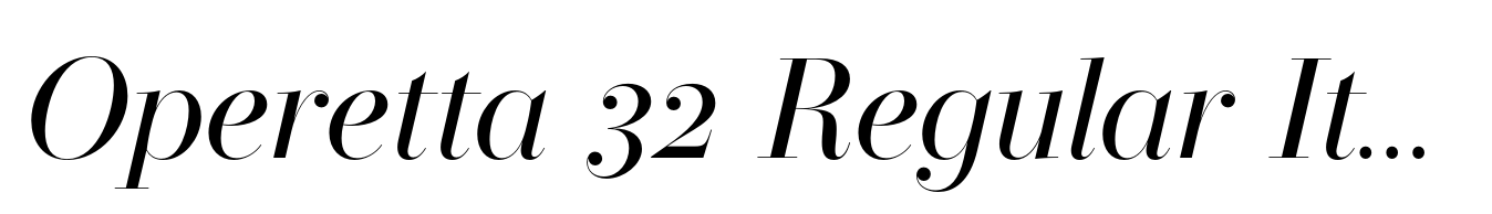 Operetta 32 Regular Italic