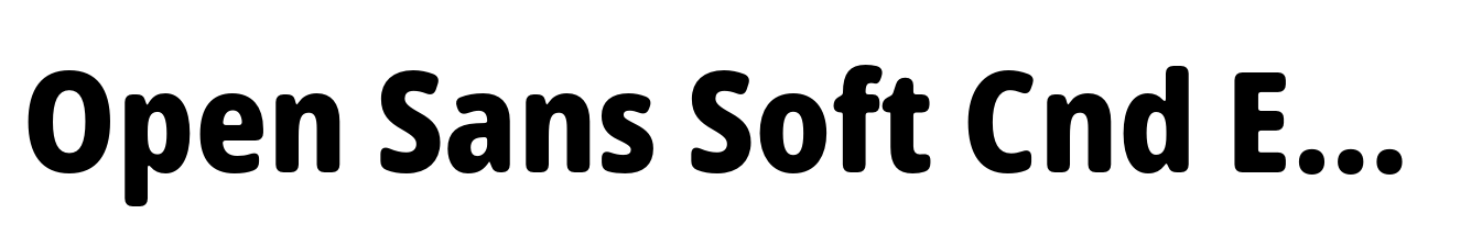 Open Sans Soft Cnd Ex Bold