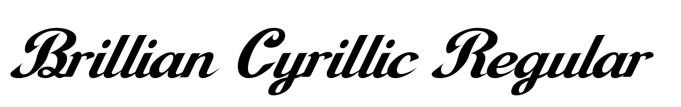 Brillian Cyrillic Regular