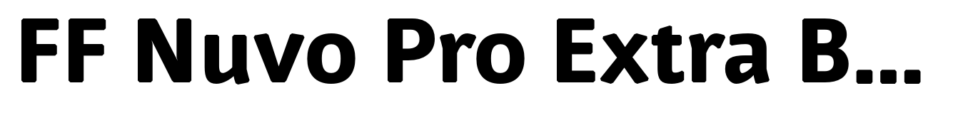 FF Nuvo Pro Extra Bold