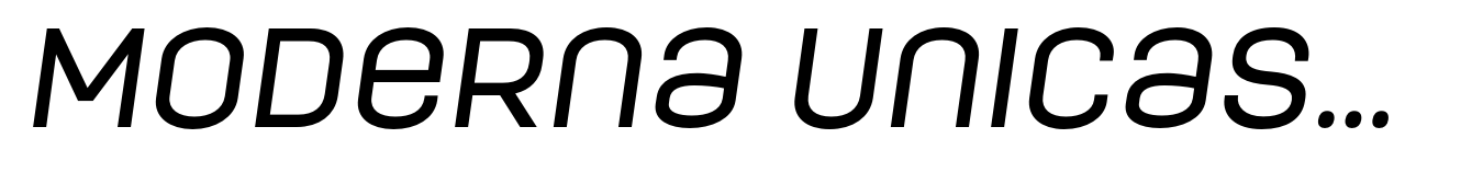 Moderna Unicase Medium Italic