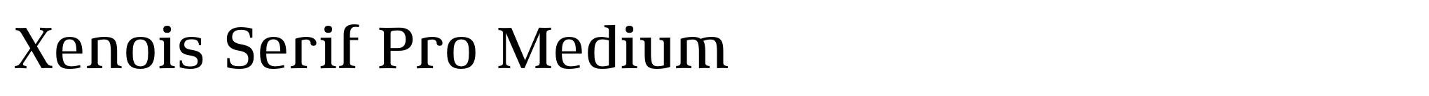 Xenois Serif Pro Medium image