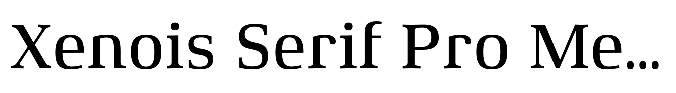 Xenois Serif Pro Medium