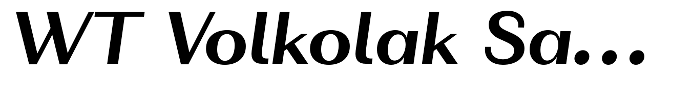 WT Volkolak Sans Text Bold Italic