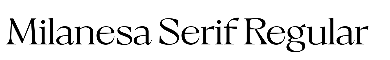Milanesa Serif Regular