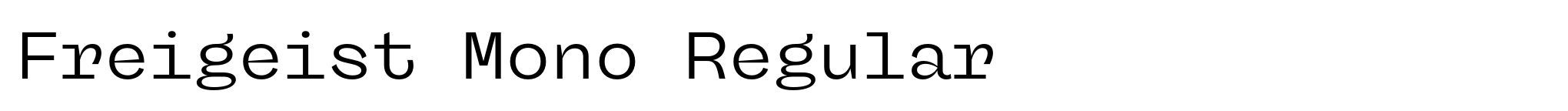 Freigeist Mono Regular image