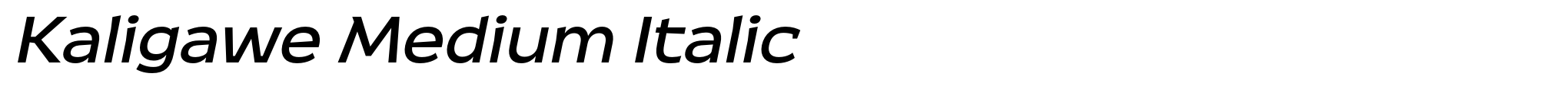 Kaligawe Medium Italic image