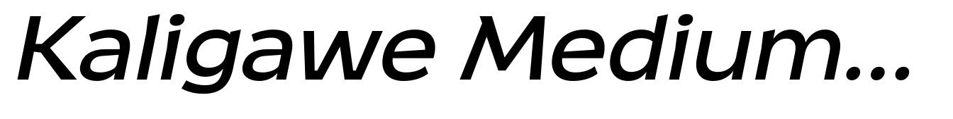 Kaligawe Medium Italic