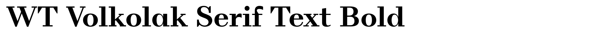 WT Volkolak Serif Text Bold image