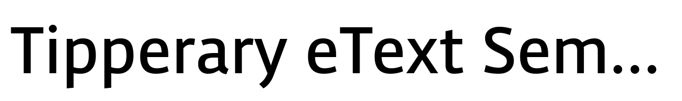 Tipperary eText Semibold