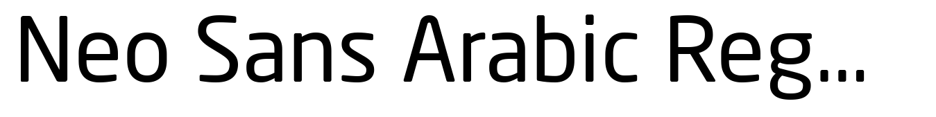 Neo Sans Arabic Regular