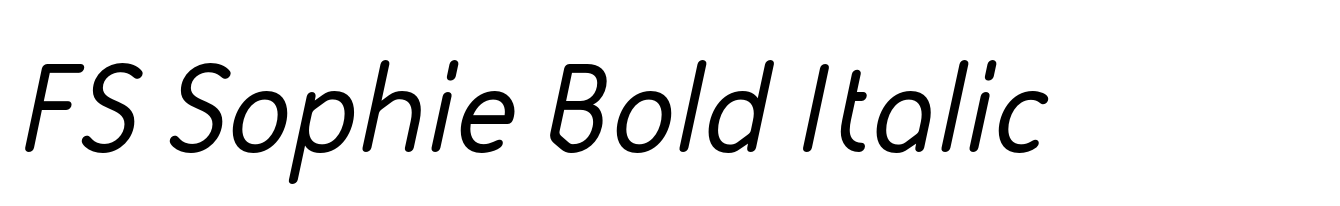 FS Sophie Bold Italic