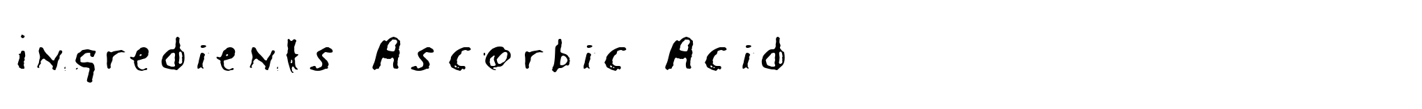 Ingredients Ascorbic Acid image