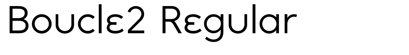 Boucle2 Regular