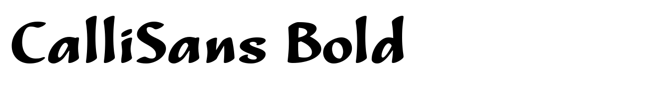 CalliSans Bold