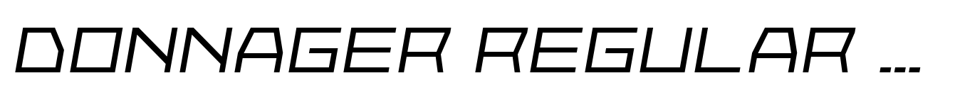 Donnager Regular Italic