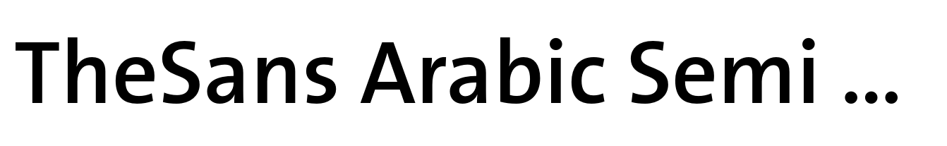 TheSans Arabic Semi Bold