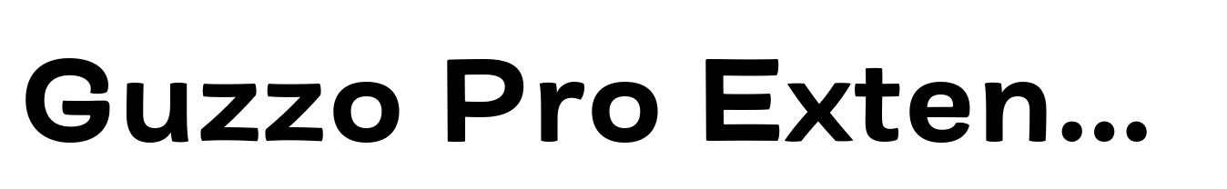 Guzzo Pro Extended Bold