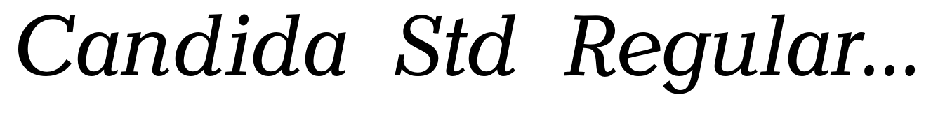 Candida Std Regular Italic