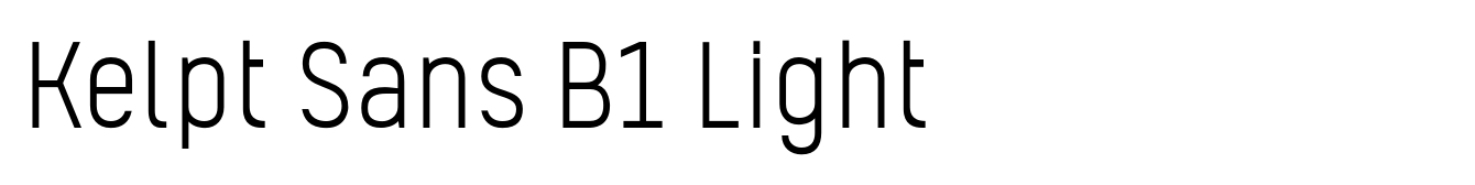 Kelpt Sans B1 Light
