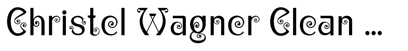 Christel Wagner Clean Sans Serif