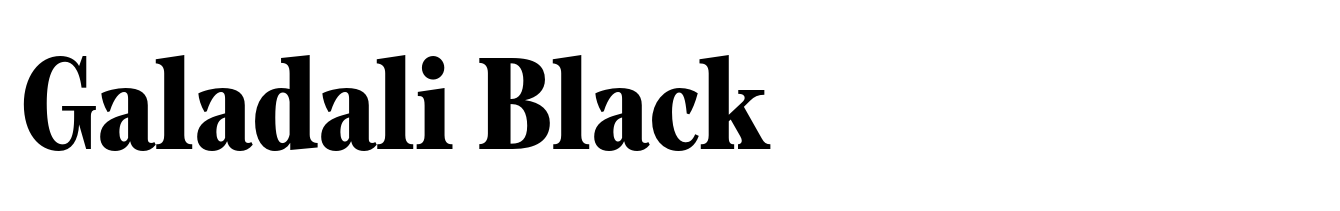 Galadali Black