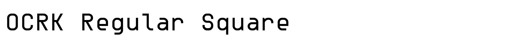 OCRK Regular Square image