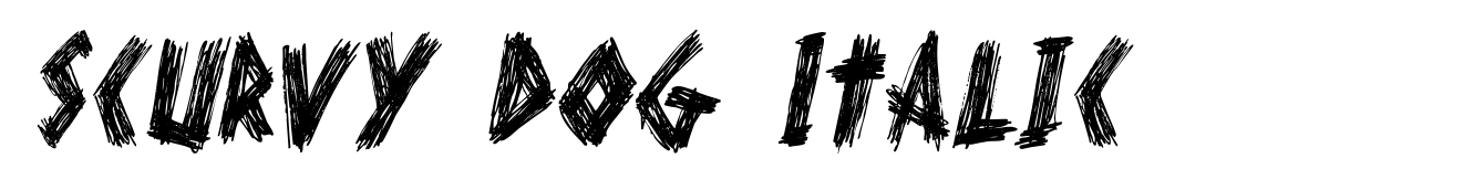 Scurvy Dog Italic