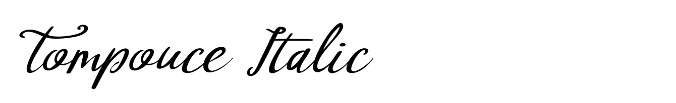 Tompouce Italic