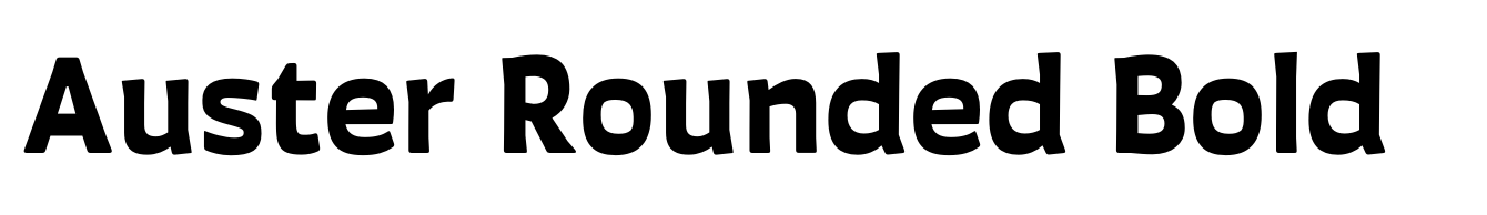 Auster Rounded Bold