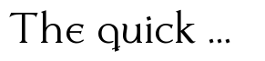 Dulcinea Serif