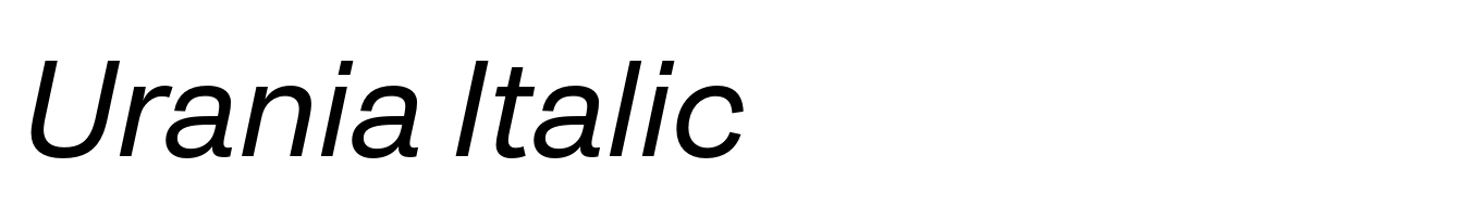 Urania Italic