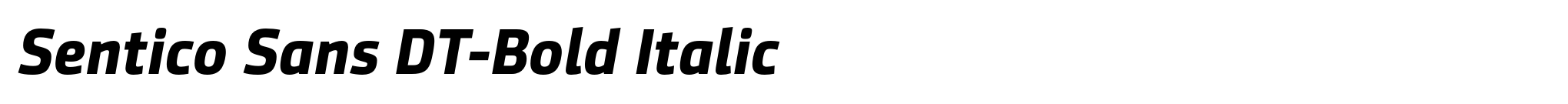 Sentico Sans DT-Bold Italic image