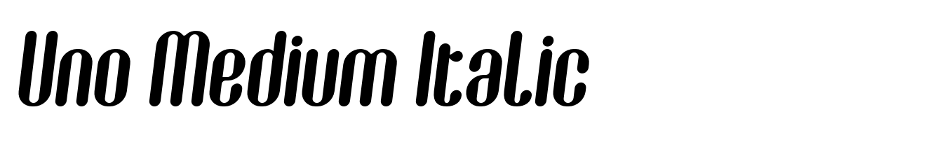 Uno Medium Italic