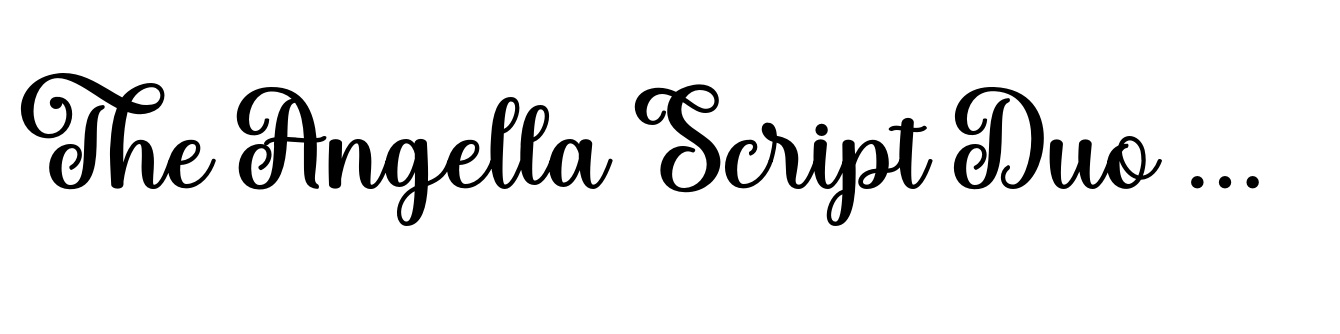 The Angella Script Duo Bold