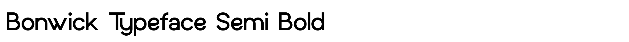 Bonwick Typeface Semi Bold image