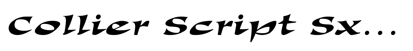 Collier Script Sx Italic