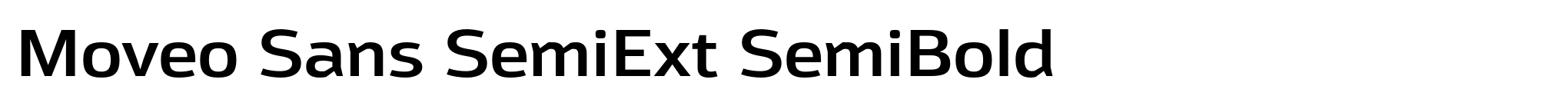 Moveo Sans SemiExt SemiBold image