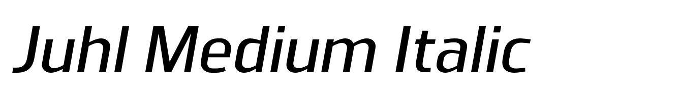 Juhl Medium Italic