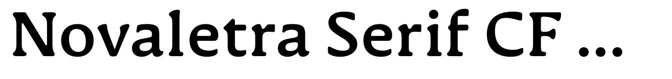 Novaletra Serif CF Demi Bold